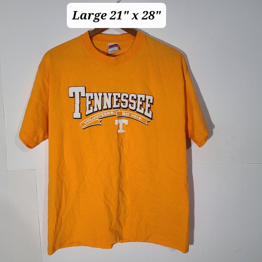 Vintage Y2K Tennessee Volunteers Orange Large T-Shirt